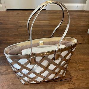 MICHAEL Michael Kors Pale Gold Sienna Large Tote
